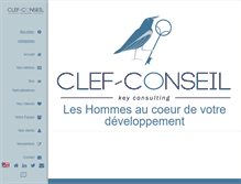 Tablet Screenshot of clef-conseil.fr